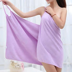 serviette bain robe bleu clair violet marron douce moelleuse séchage rapide absorbante simple confortable