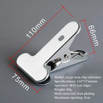 pinces modernes matériaux fer plastique finition chrome noir blanche vis serrage