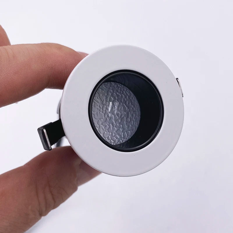 Spot LED 3W RGBW 12V IP65 Chrome Poli Câble Fils Noir Blanc Moderne
