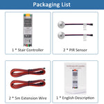 contrôleur éclairage escalier led motion sensor 24v 400w timer delay off moderne fonctionnel