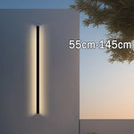 applique murale moderne led ip65 résistante eau 85265v noir rectangulaire contemporaine 5580100cm