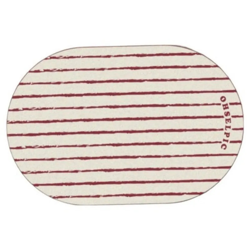 tapis salle bain antidérapant absorbant lavable blanc noir marron vert bleu moderne minimaliste points