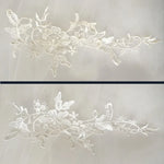 collier broderie florale polyester rouge bleu rose blanc noir floral solvable eau erotique erotique