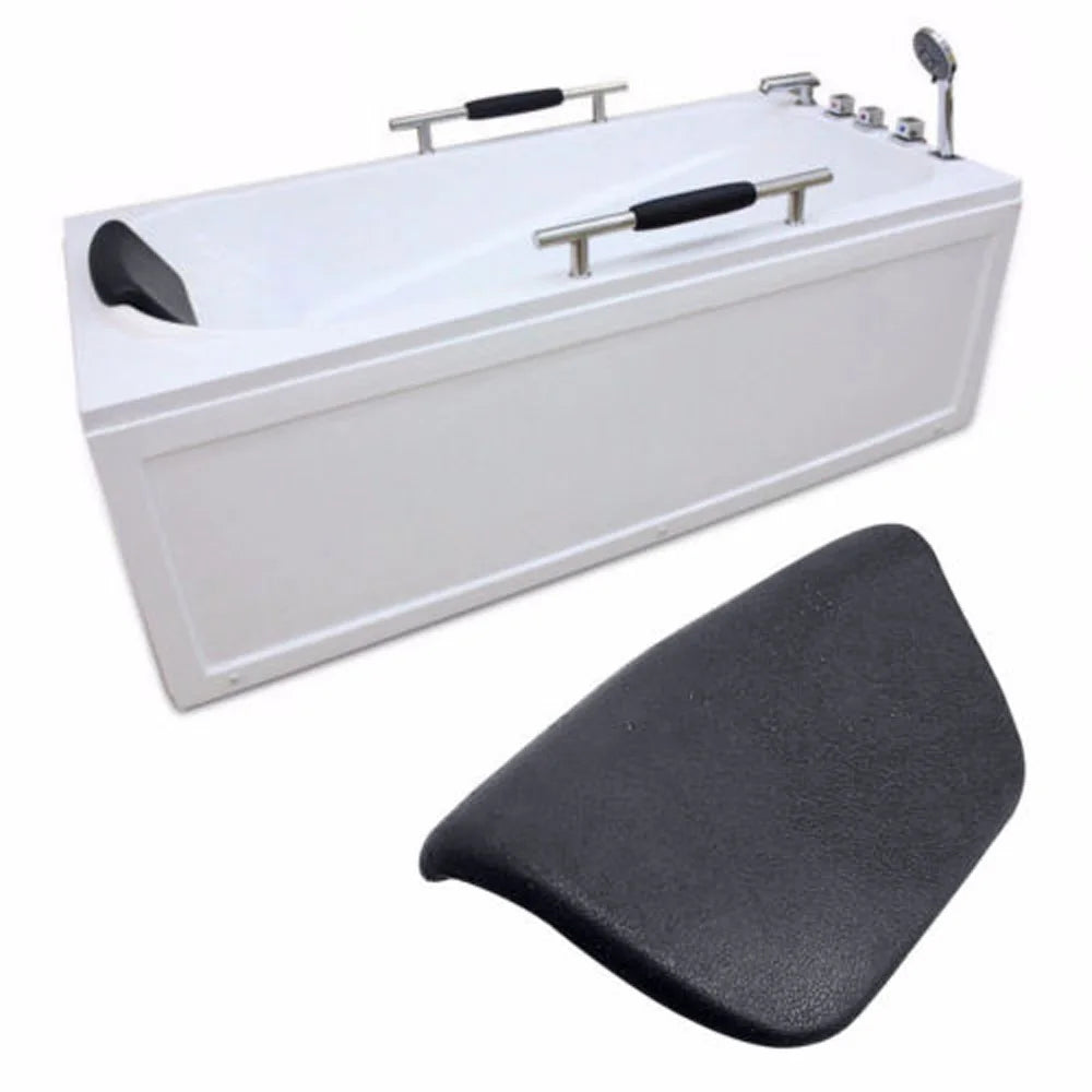 coussin bain blanc moderne imperméable oreillettes baignoire spa confort tête cou