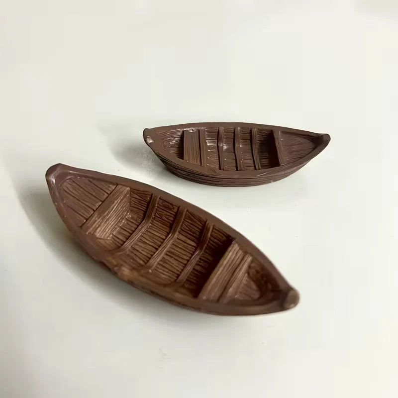 décoration maison rustique miniature bateaux résine figurines DIY jardin fée paysage moderne