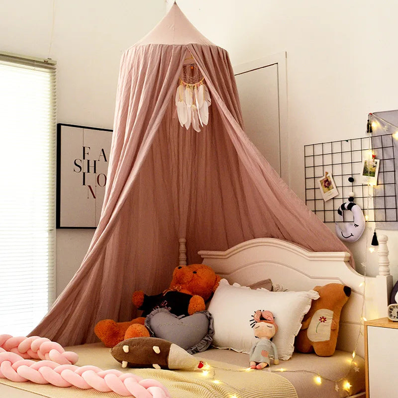 rideau lit polyester unisexe moderne beige lilas rose vert opacité tour lit maison campement