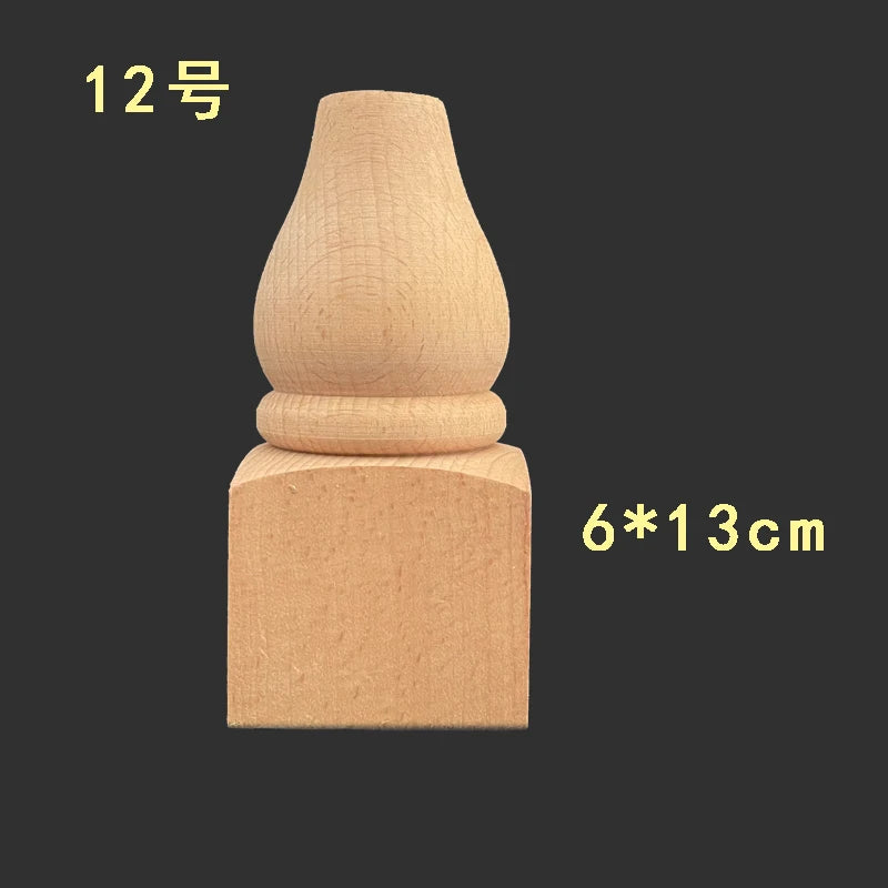 poteaux clôture bois naturel grain classique décoration maison tête lit colonne sculpture bois brut