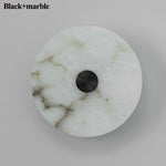 lampe murale moderne marbre blanc noir fixée mur éclairage quotidien chambre salle bainentrée