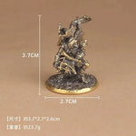 figurine bronze oiseau arc chasseur médiéval fantastique décoration intérieure sculpteur detalles
