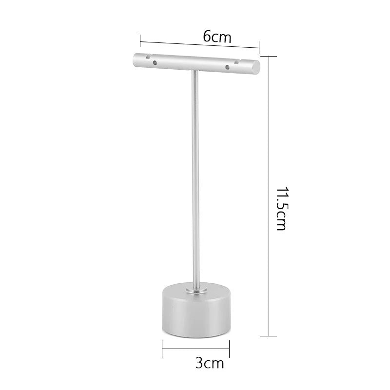 présentoir bijoux moderne or argent coeurs étoiles boucles oreilles élégant tringles fixations inclusées