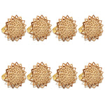 anneaux serviettes bois décor table mariage noël classiques naturels rond lisses événements festifs