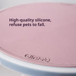 tapis silicone antidérapant animaux rose orange noir texturé moderne minimaliste soin poil haute qualité