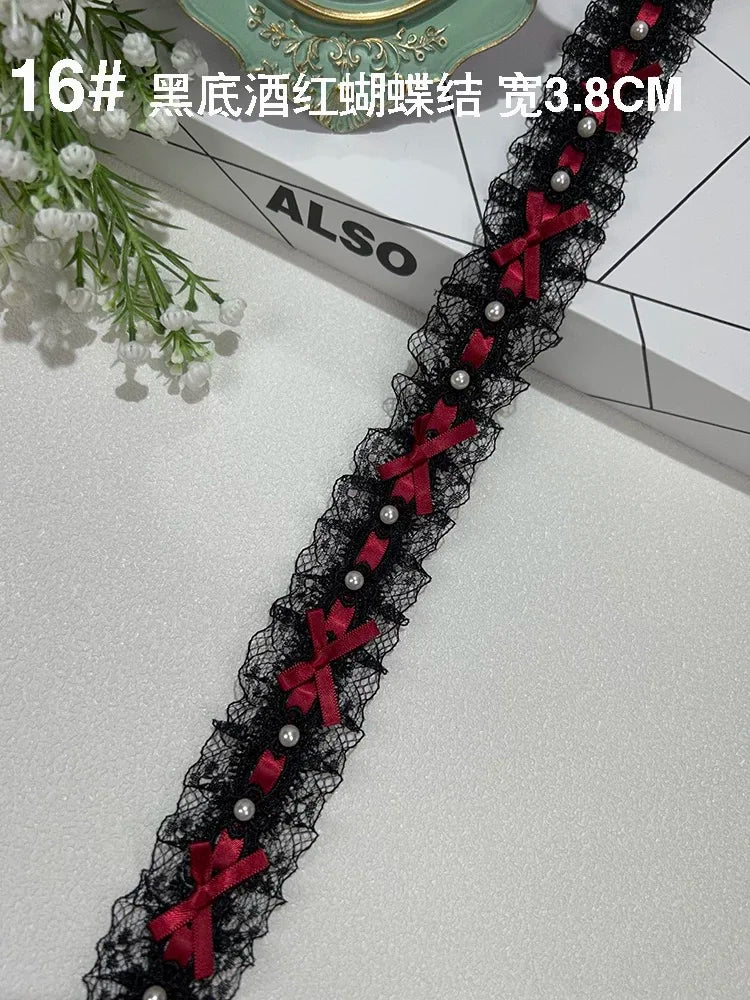 bracelet dentelle décoratif rubans élégant pourbijou bras fait main