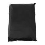 housse protection meuble noir poly coton uv résistant moderne anti poussière imperméable coupe vent