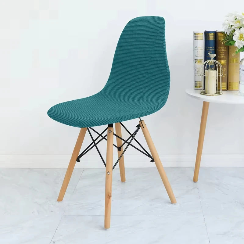 chaise scandinave velours beige moderne mariage banquet houssable réglable pieds bois structure métallique