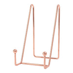 support moderne assiettes métal noir doré rose doré 8cm 15cm minimaliste