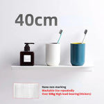 étagères murales modernes adhésives sans perçage blanc noir alliage aluminium rangement salle bain cuisine