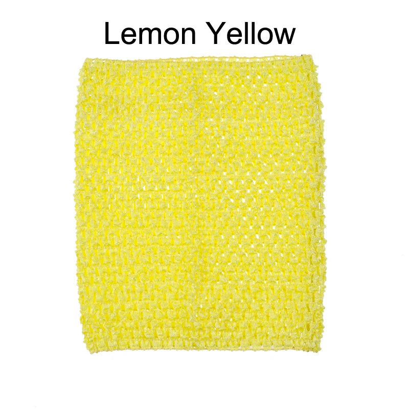 serviette crochet fait main motif rayures horizontales artisanale décoration maison enfant
