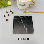 serviettes table marbre modernes adhésives blanches noires minimalistes