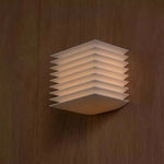 lampe murale moderne blanc rayures horizontales éclairage intérieur fixe led quotidien