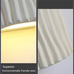 lampe murale moderne led texturée blanc vert orange gris chambre salon étude entree