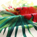 tablier cuisine coton motif ethnique floral adulte enfant ruban serrage