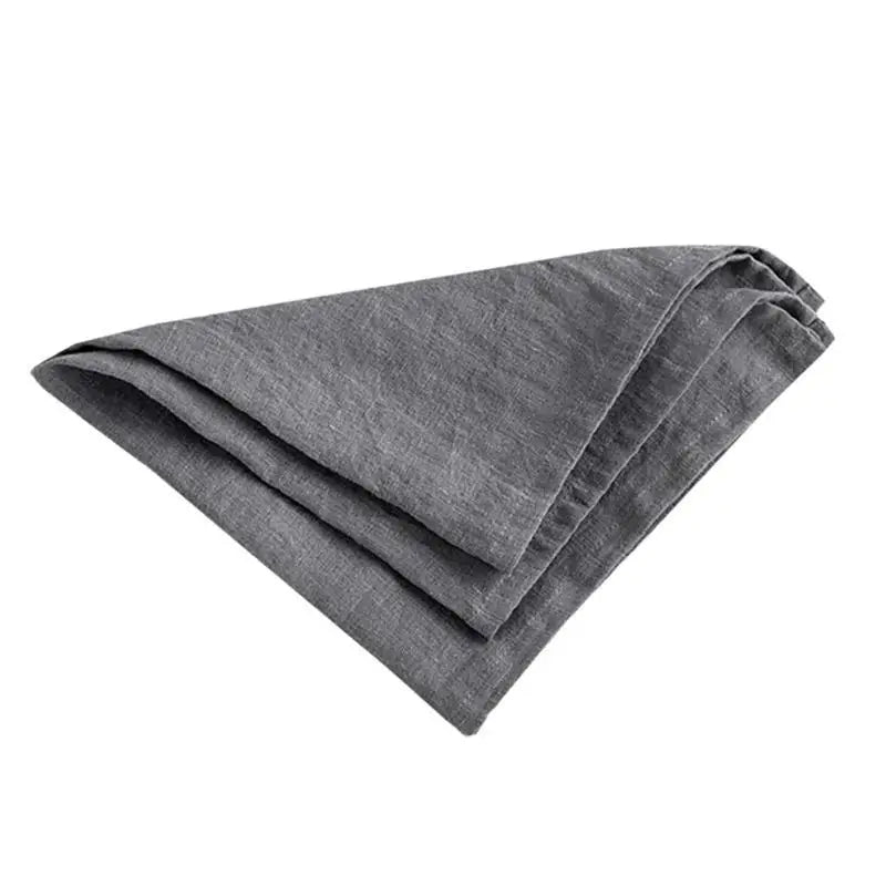 serviettes tissu lin naturel classiques blanc vert bleu clair rose pâle marron respectueux environnement