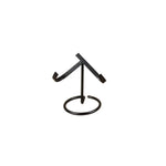 Support bijoux noir argent doré clips base circulaire moderne minimaliste salon respectueux environnement