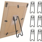 supports photo adhésifs métal noir blanc bois clair décoratifs minimalistes paquet