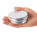 pots métal rechargeables 50ml 100ml cosmétiques baume lèvres tulipes roses utilitaire écologique