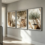 affiches paysage naturel olivier vase chaise toile minimaliste rustique sans cadre 30x40cm 40x60cm