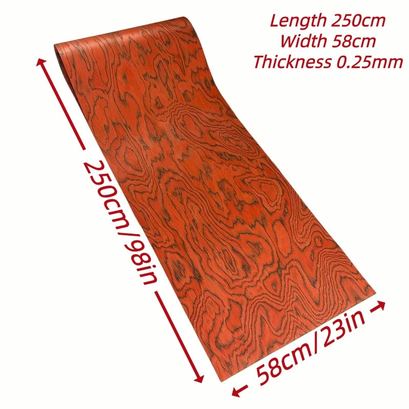 rouleau matériau souple bois orange noir motifs tourbillonnants deco panneau diy meuble recharge enceinte