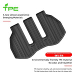 tapis sol voiture noir rayures horizontales moderne imperméable tpe facile nettoyer