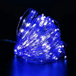 guirlande lumineuse led fil cuivre decoration noel mariage chambre decoration interieure ambiance douce blanche