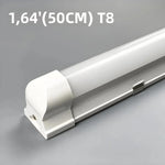 tube led blanc lisse ultra lumineux 50cm moderne clips inclusion connecteur fil blanc modernité