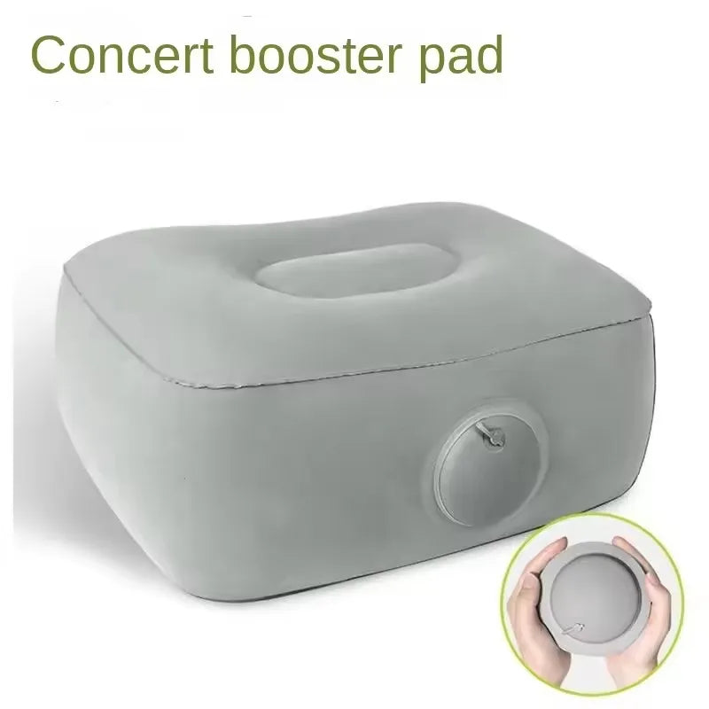 coussin gonflable gris clair moderne valve gonflage portable extérieur jardin