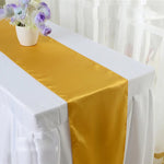 chemin table ruban satin uni décoration mariage banquet fête longue décoration table moderne