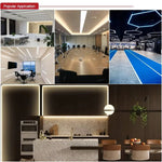 ruban led cob blanc 320 leds 5m 10m 3000k 4000k 6500k moderne
