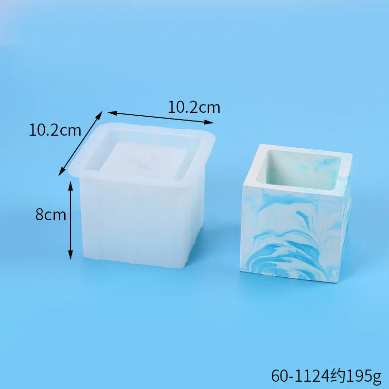 moules savon marbré géométrique moderne rose bleu blanc opaques variées formes