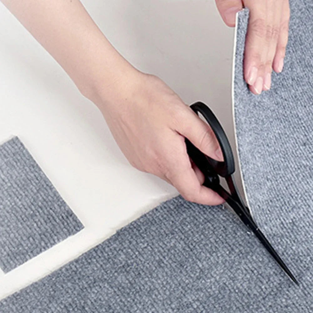 tapis grattage chats gris beige texture tissée adhésif moderne 30x100cm