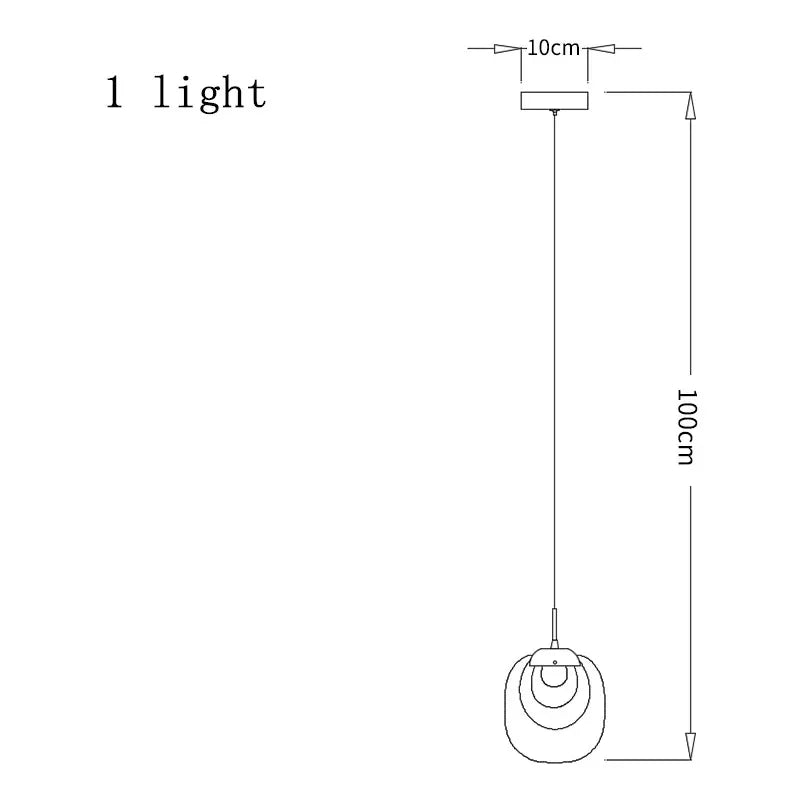 suspension lumineuse moderne transparent dorée fine élégante chaînes métalliques ampoules incluses