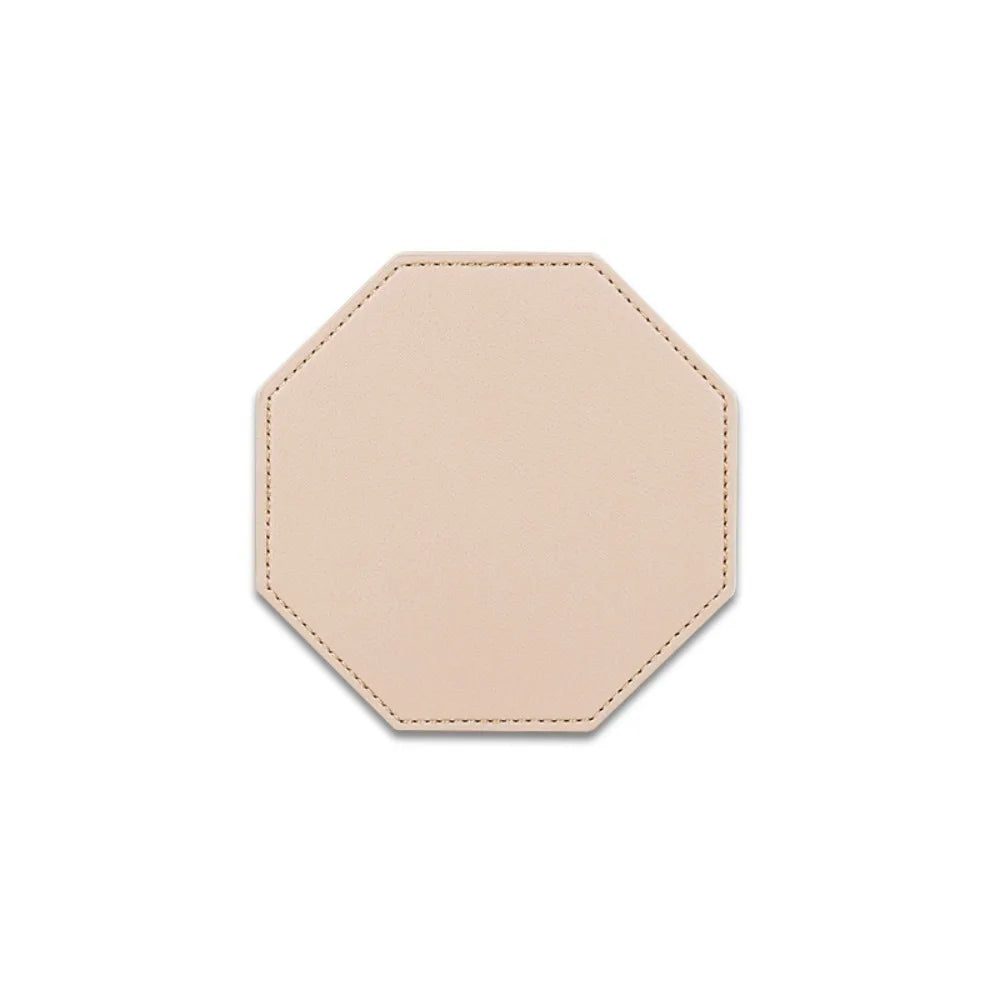 coasters simili cuir marron gris modernes antidérapants imperméables table marron clair marron foncé