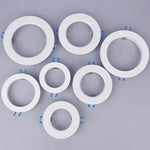 anneaux led blancs modernes flux lumineux faible éclairage