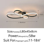 plafonnier led moderne blanc noir circulaire contemporain télécommande suspension intérieure decoration