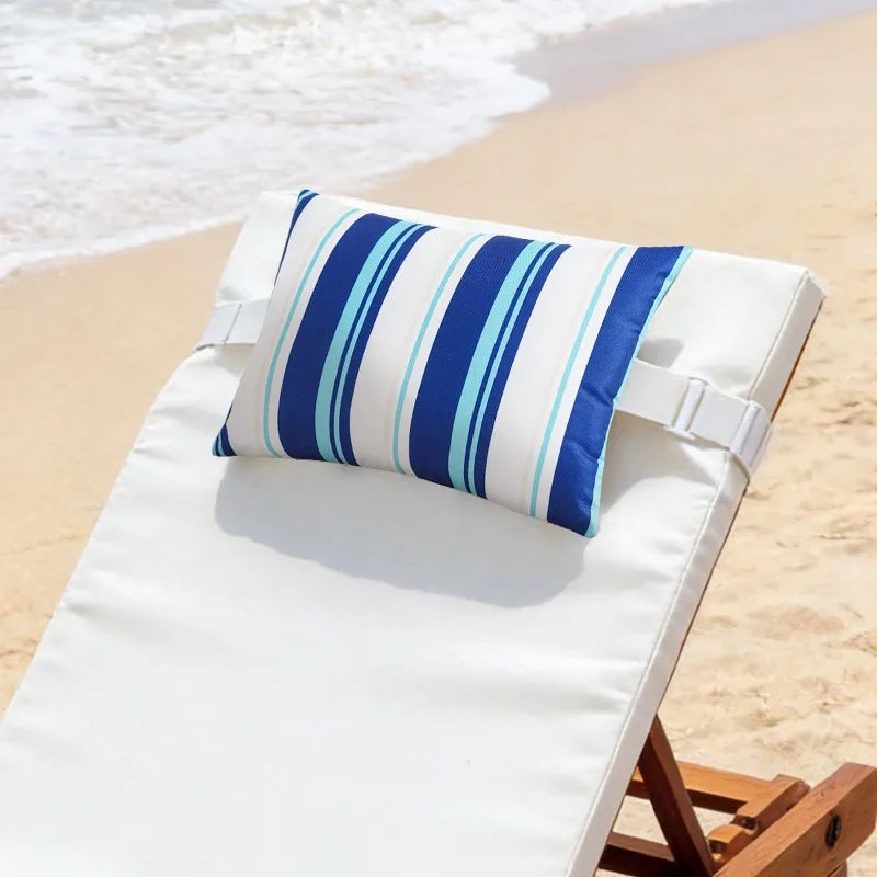 coussin moderne polypropylene rectangle blanc rayures utilisation décoration voiture 28x40cm imprimé nordique