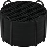 coasters silicone gris moderne antidérapants hexagonaux pack 12pcs tasses chaudes froides respectueux environnement