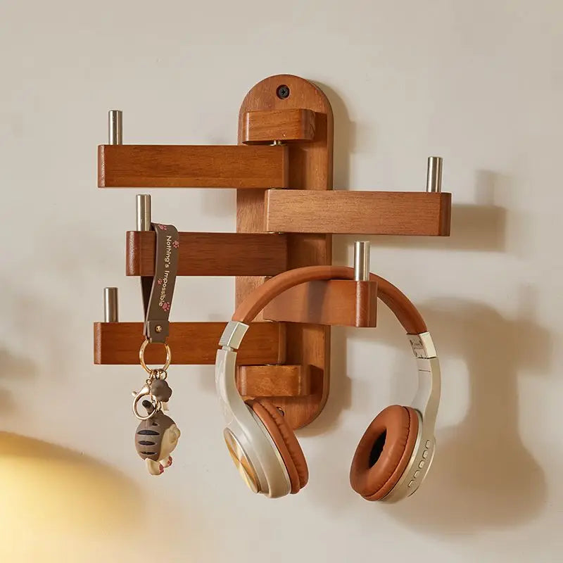 porte clés mural bois naturel storage sac main moderne fonctionnelversible