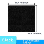 tapis auto adhésif polyester antidérapant moderne khaki bleu noir vert gris rougeintérieur sol 9couleurs