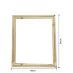cadre peinture bois moderne carré naturel simple moderne