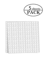 carreaux mur autoadhésifs modernes carrés uniformes beige clair 10x10 imperméables pièces